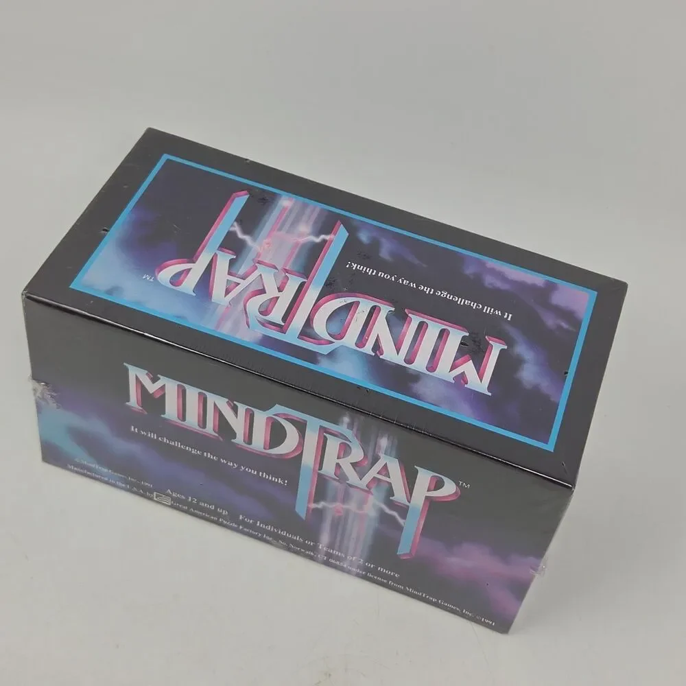 Mindtrap Game - Original 1991 Vintage Family Card Game Sealed
